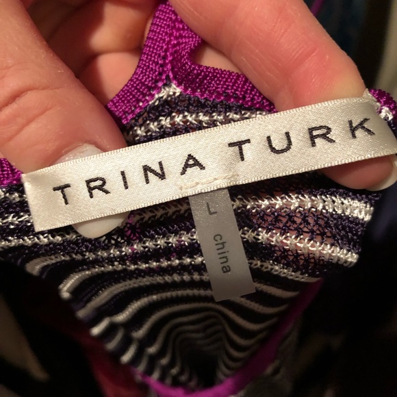 Trina Turk T Back Tank Size L - Picture 5 of 5
